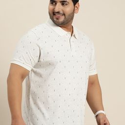 Sztori Men Printed Polo Collar Pure Cotton T-shirt-image-41