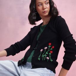 DressBerry Floral Embroidered Cardigan-picture-46