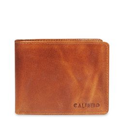 CALFNERO Men Brown Solid Two Fold Wallet-image-77