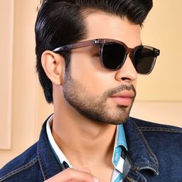 ROYAL SON Square Sunglasses with Polarised Lens CHI00127-C6-R1-46