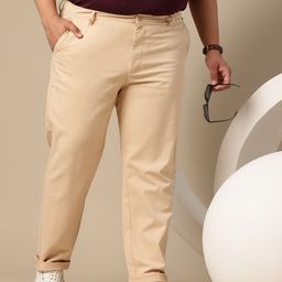 Sztori Men Smart Slim Fit Chinos Trousers-image-54