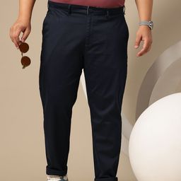Sztori Men Smart Slim Fit Chinos Trousers-image-33