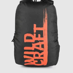 Wildcraft Unisex Black Typography Knight Backpack-image-71