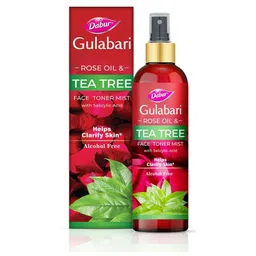 Dabur Rose Oil & Tea Tree Face Toner Mist - 100 ml-12