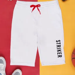 Pantaloons Junior Boys White Printed Shorts-picture-29