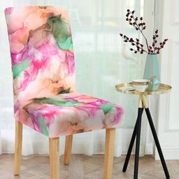 Cortina Set of 6 Multicoloured Printed Chair Seat Covers-10