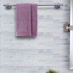MASPAR Set Of 2 Purple 550 GSM Hand Towels-85