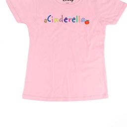 Disney by Wear Your Mind Girls Pink Printed Pure Cotton Regular Top-picture-30