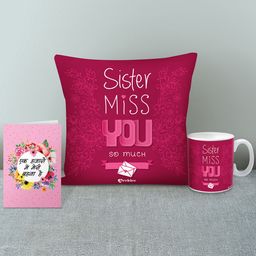 Archies Pink Rakhi Combo Gift Set-image-76