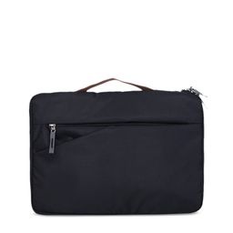 yelloe Black Solid Laptop Sleeve-image-6