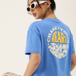 Kook N Keech Women Graphic Printed Drop-Shoulder Sleeves T-shirt-picture-25