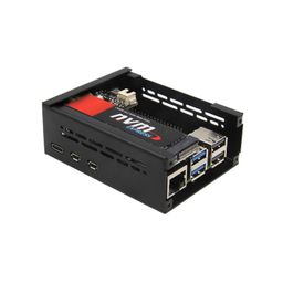 Geekworm P579 Raspberry Pi 5 PCIe Metal case Compatible with X1001/X1000/X1003/X1004/X101 image 3
