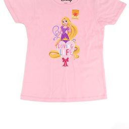 Disney by Wear Your Mind Pink Disney Princess Regular Top-image-81
