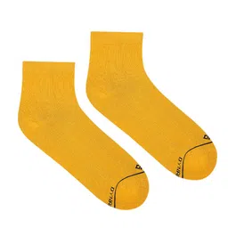Dynamocks Men Yellow Solid Above Ankle-Length Socks-24