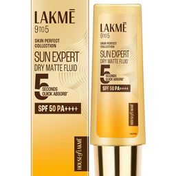 Lakme Women 9 To 5 Sun Expert Dry Matte Fluid SPF 50++++ Sunscreen- 50ml-13