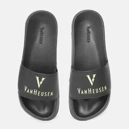 Van Heusen Brand Logo Print Sliders-14