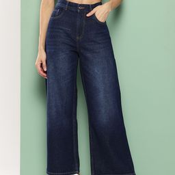 Killer Women Mid-Rise Light Fade Wide Leg Jeans-image-54