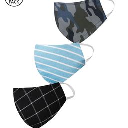 VASTRAMAY Unisex 3 Pcs 3 Ply Reusable Cloth Masks-34
