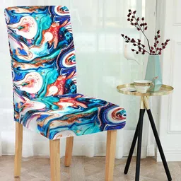 Cortina Multicoloured Printed Chair Seat Cover-image-15