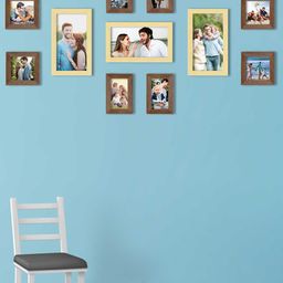Art Street Set of 11 Brown & Beige Individual Photo Frames-image-53