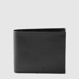 HIGHLANDER Men Black Solid Two Fold Wallet-30