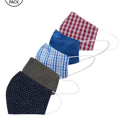 Be Indi Unisex 5-Pcs Assorted 2-Ply Anti-Microbial Outdoor Masks-image-10