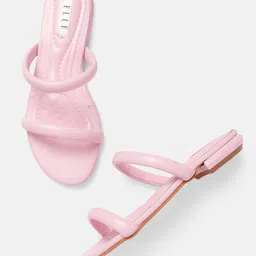 ELLE Women Open Toe Flats-49