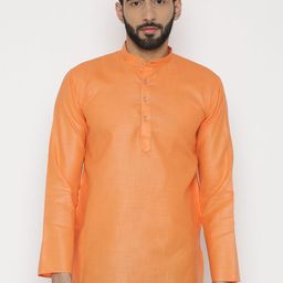 Wintage Men Orange Kurta-image-20