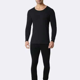 Van Heusen Men Solid Antibacterial Long Sleeves Thermal Top-image-32