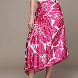 MANGO Women Accordion Pleated A-Line Skirt-image-89
