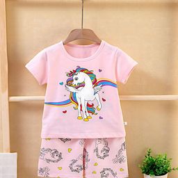 BAESD  Kids Printed Pure Cotton Night suit-image-76