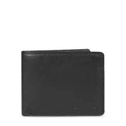 CALFNERO Men Black Solid Leather Two Fold Wallet-image-131
