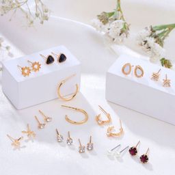 Yellow Chimes Contemporary Studs Earrings-image-74