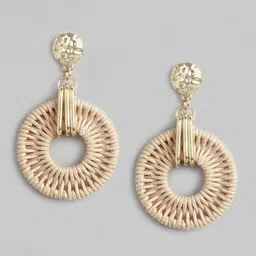 Forever New Gold-Plated Circular Drop Earrings-picture-31