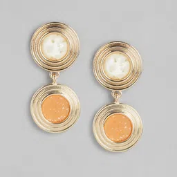 Forever New Gold-Plated Circular Drop Earrings-picture-29