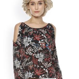 Harpa Women Black Printed Top-image-32