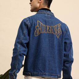 Mast & Harbour Pure Cotton Denim Jacket-24