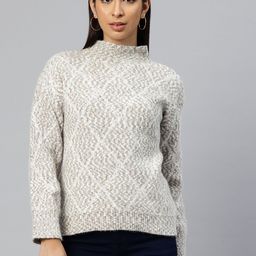 Pierre Carlo Geometric Self Design Pullover-picture-15
