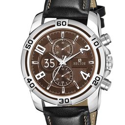 HECTOR Men Brown Analogue Watch HC16-26