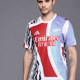 ADIDAS Geometric Print Aeroready Arsenal 24/25 Pre-Match Football Jersey-image-102