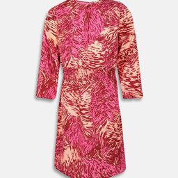 Oxolloxo Girls Red Printed Blouson Dress-image-40