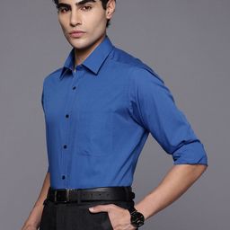 Raymond Slim Fit Pure Cotton Formal Shirt-image-100