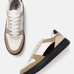 The Roadster Lifestyle Co. Women Colourblocked Sneakers with Perforated Detail-14