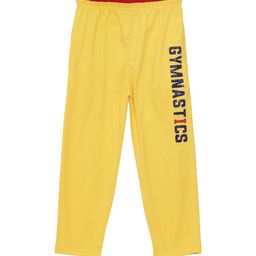 SWEET ANGEL Boys Yellow & Black Printed Straight-Fit Track Pants-image-60