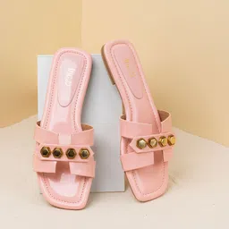 Inc 5 Women Open Toe Flats-image-11