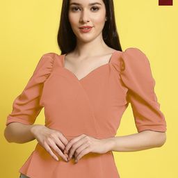 Metronaut Women Pack Of 2 Sweetheart Neck Crop Top-image-91