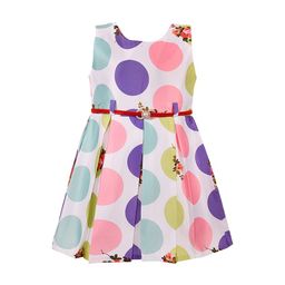 Wish Karo Girls Purple Printed A-Line Dress-image-94