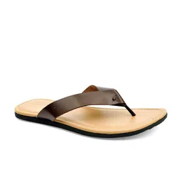 Eske Men Tan Brown Thong Flip-Flops-47