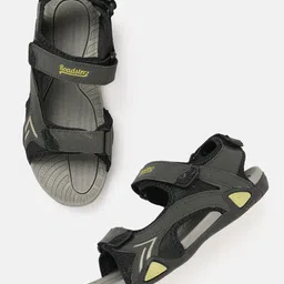 Roadster Men Brand Logo Detail Sports Sandals-image-94