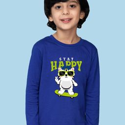 NUSYL Boys Graphic Printed Cotton T-shirt-image-98